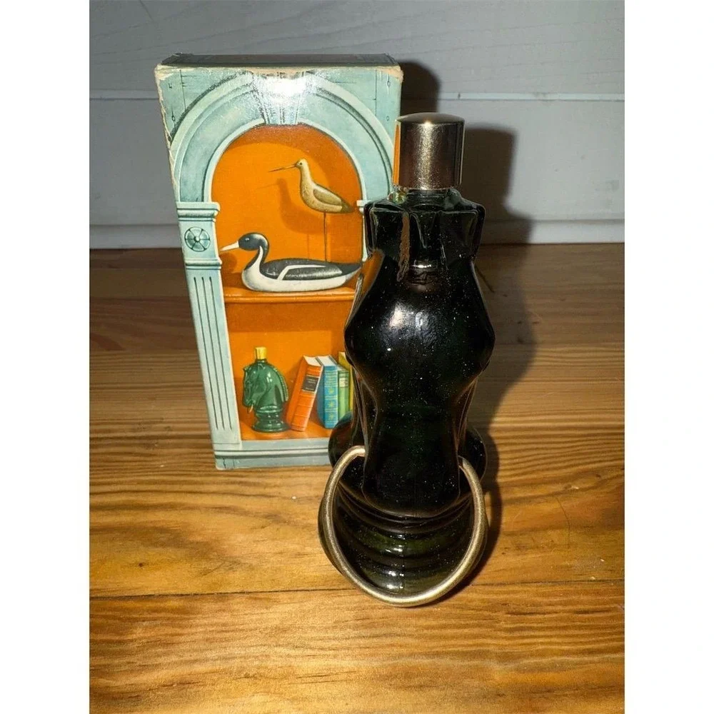 Vintage Avon Pony Decanter‎ Electric Pre-Shave Lotion 4 fl. oz. NIB collectible